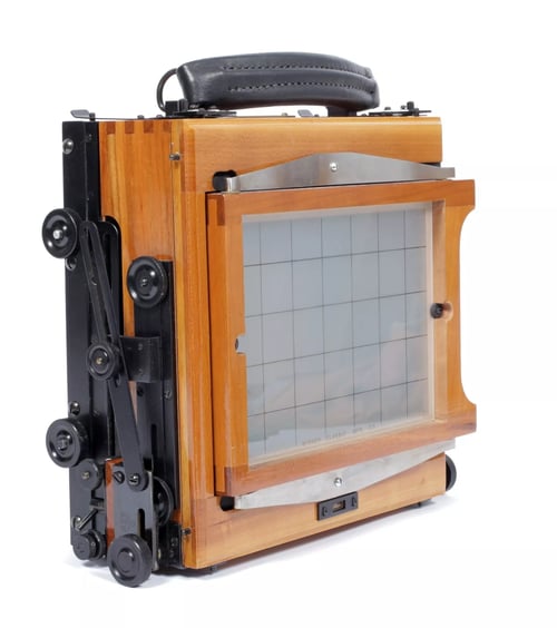 Image of Wisner Pocket Expedition Ultralight 5X7 Camera with 210mm custom black kit #5294