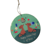 Image 1 of *IMPERFECT* Golden Days Acrylic Ornament