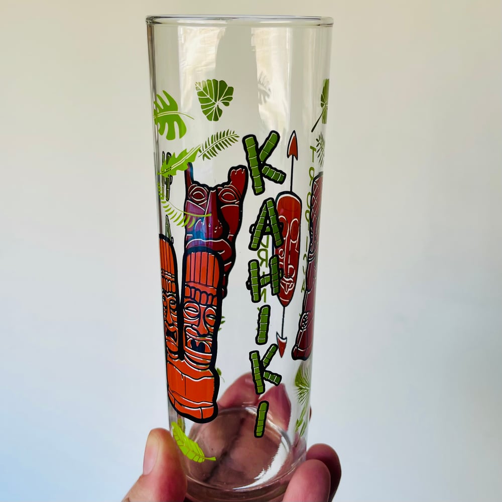 HALA KAHIKI 14 oz Full Color Tiki Zombie Glass