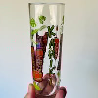 Image 4 of HALA KAHIKI 14 oz Full Color Tiki Zombie Glass