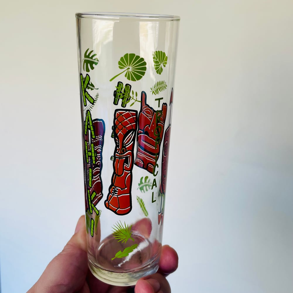 HALA KAHIKI 14 oz Full Color Tiki Zombie Glass