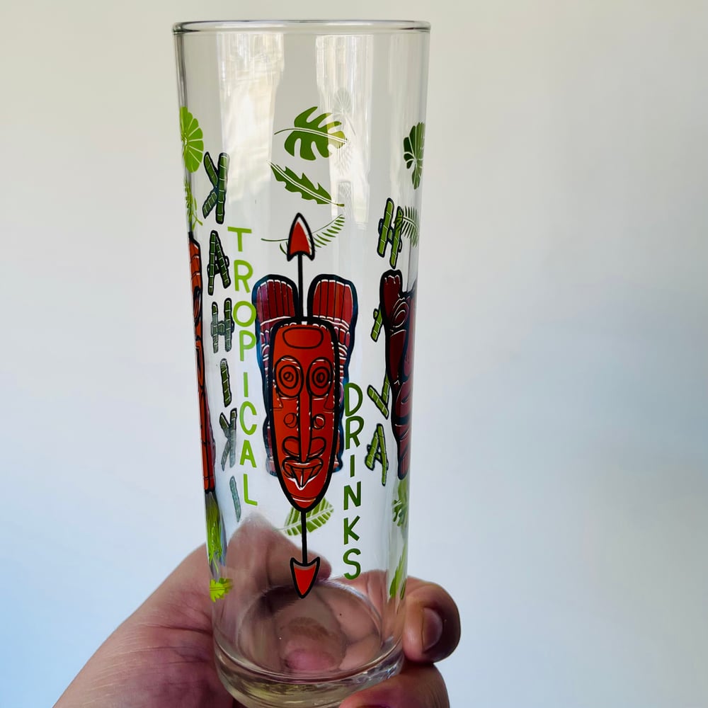 HALA KAHIKI 14 oz Full Color Tiki Zombie Glass