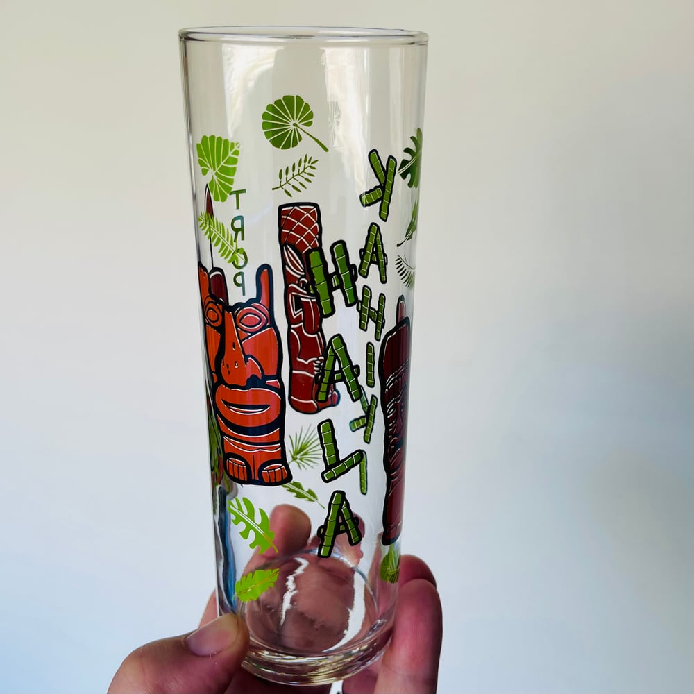 HALA KAHIKI 14 oz Full Color Tiki Zombie Glass