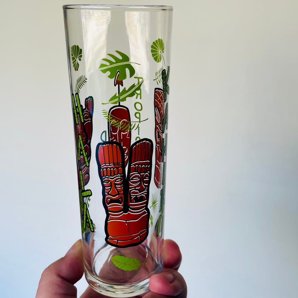 HALA KAHIKI 14 oz Full Color Tiki Zombie Glass