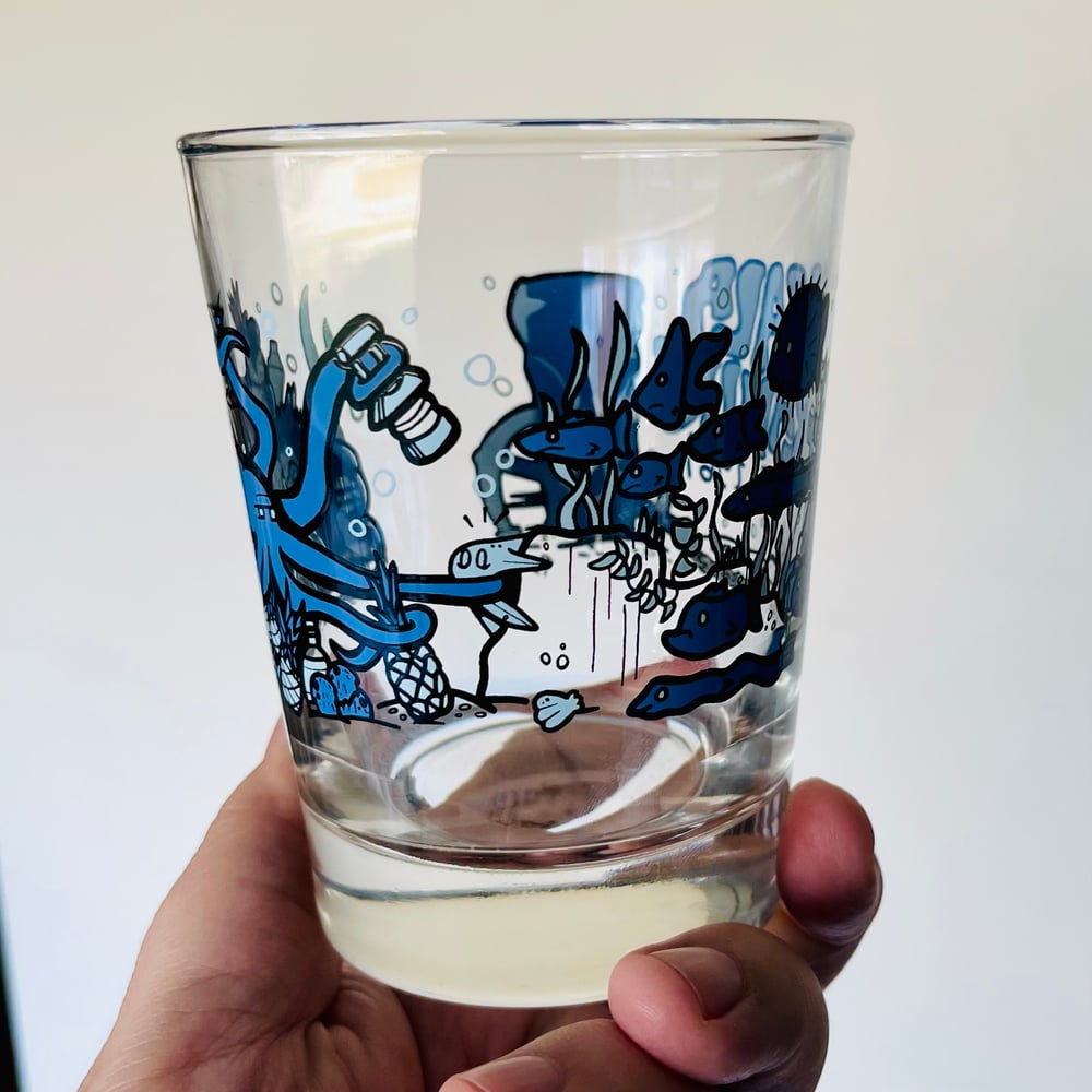 HALA KAHIKI "The Collector" 15 oz Octopus Mai Tai Glass