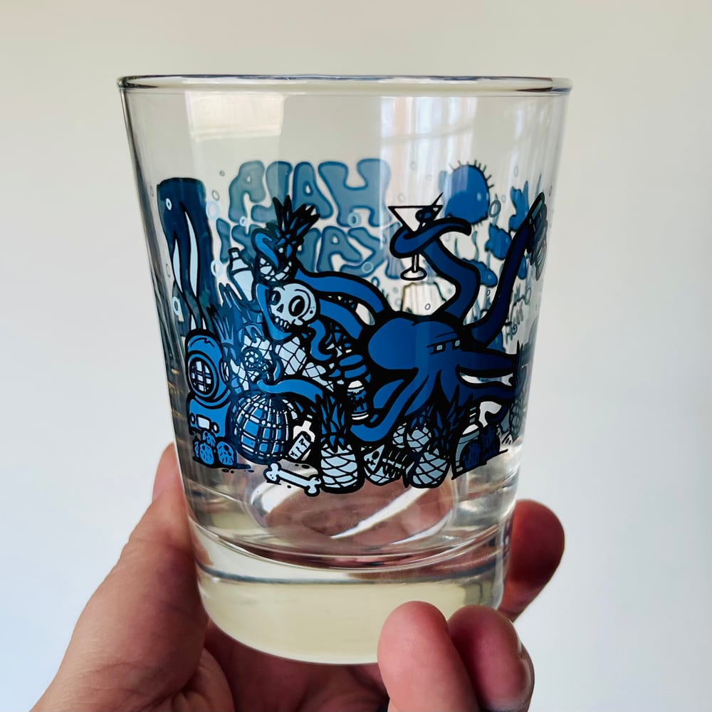 HALA KAHIKI "The Collector" 15 oz Octopus Mai Tai Glass