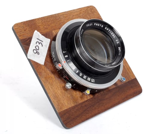 Image of Calumet C1 8X10 camera w/ Fuji L 300mm F5.6 lens + fresnel + holder NEW BELLOWS (#8031)