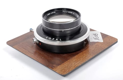 Image of Calumet C1 8X10 camera w/ Fuji L 300mm F5.6 lens + fresnel + holder NEW BELLOWS (#8031)