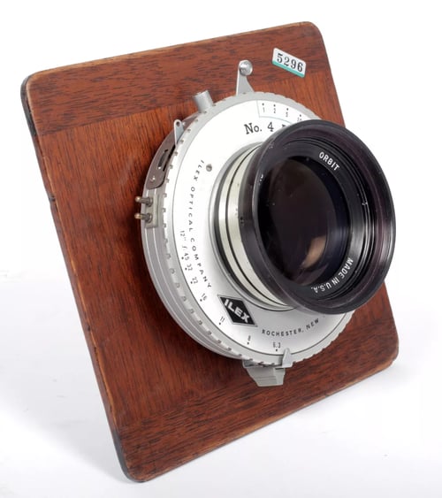 Image of Calumet C1 8X10 camera w/ Caltar 305mm F6.3 lens + holder #5296