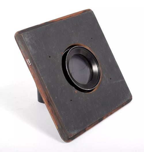 Image of Calumet C1 8X10 camera w/ Caltar 305mm F6.3 lens + holder #5296