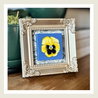 Image 8 of Mini Pansies Series 2 : Original Art by Heather Lacroix