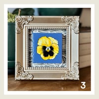 Image 7 of Mini Pansies Series 2 : Original Art by Heather Lacroix