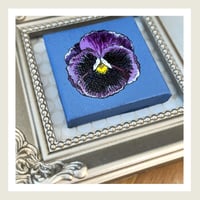 Image 13 of Mini Pansies Series 2 : Original Art by Heather Lacroix