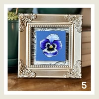 Image 14 of Mini Pansies Series 2 : Original Art by Heather Lacroix