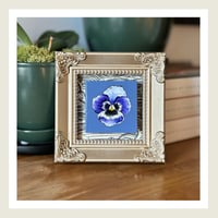 Image 16 of Mini Pansies Series 2 : Original Art by Heather Lacroix