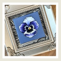Image 15 of Mini Pansies Series 2 : Original Art by Heather Lacroix