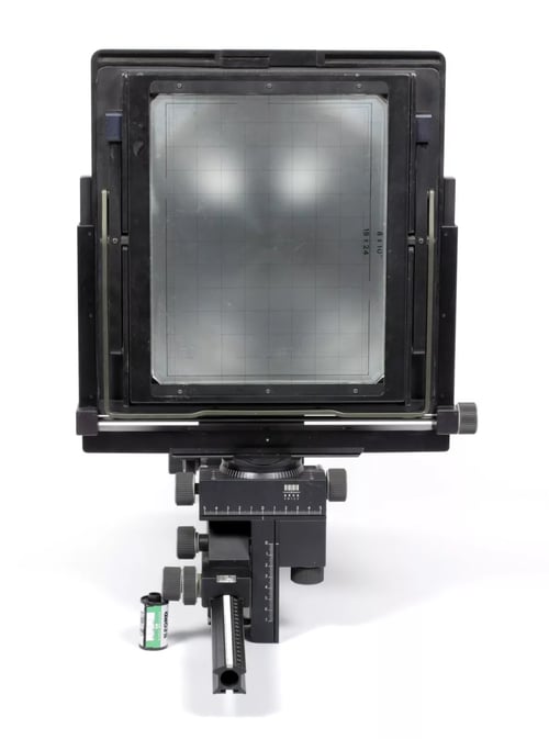 Image of Arca Swiss M Monolith 8X10 camera with telescoping rail + fresnel NEW BELLOWS (#5298)