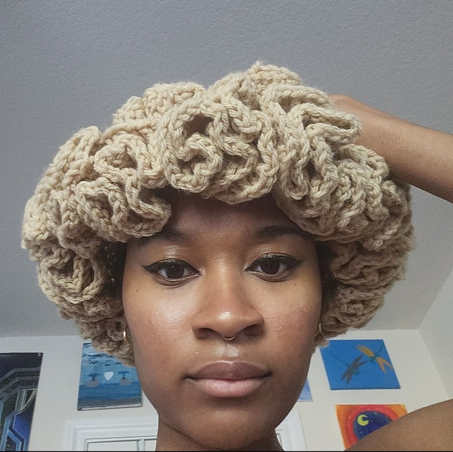 Image of empress ruffle hat