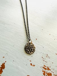 Image 1 of sterling tudor rose pendant necklace