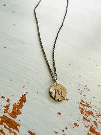 Image 4 of sterling tudor rose pendant necklace