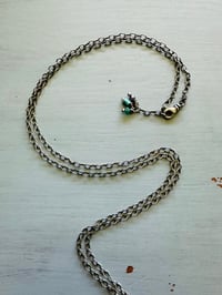 Image 6 of sterling silver moon necklace . handmade by peacesofindigo