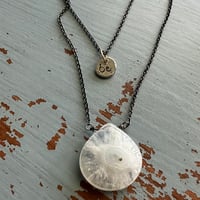 Image 2 of solar quartz layered necklace