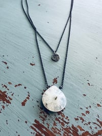 Image 4 of solar quartz layered necklace