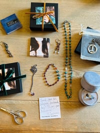 Image 10 of bohemian turquoise and sterling silver charm bracelet