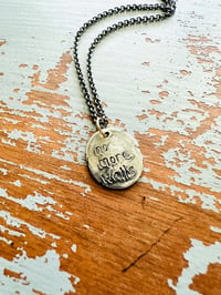 Image 5 of sterling silver Anais Nin quote charm necklace