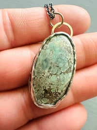 Image 2 of starfox variscite pendant necklace