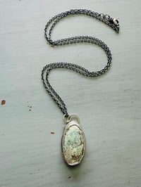 Image 6 of starfox variscite pendant necklace