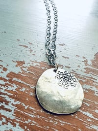 Image 6 of sterling silver Rumi love quote pendant necklace