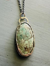 Image 1 of starfox variscite pendant necklace