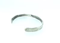 Image 3 of sterling silver quote cuff with handwritten inscription