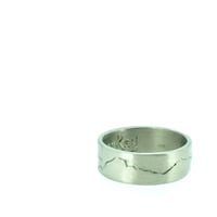 Image 3 of 14k gold mountain landscape wedding band ring . engraved mountain bands rings . size 4 5 6 7 8 9 ...