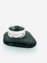 Image 5 of sapphire sterling silver mountain ring