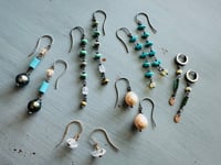 Image 9 of baroque freshwater pearl and sterling silver earrings