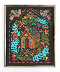 Image 1 of Baba Yaga in brass frame