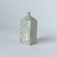 Image 3 of Small rectangle vessel with drawn markings 5.5cm