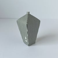 Image 3 of Tapered vessel with stripes 8.5cm