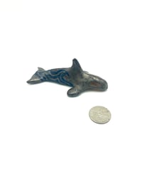 Image 2 of Small Silver Wave Orca