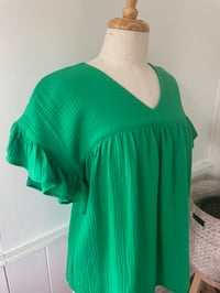 Image 2 of The Kelly Green Sadie Top