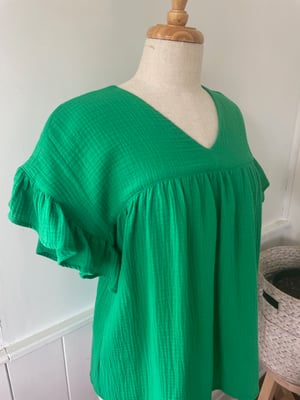 Image of The Kelly Green Sadie Top