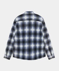 Image 2 of STUSSY_ROCCO FLANNEL PLAID SHIRT :::BLUE:::