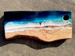 Image of Seascape Charcuterie Board #7 (Damaged)
