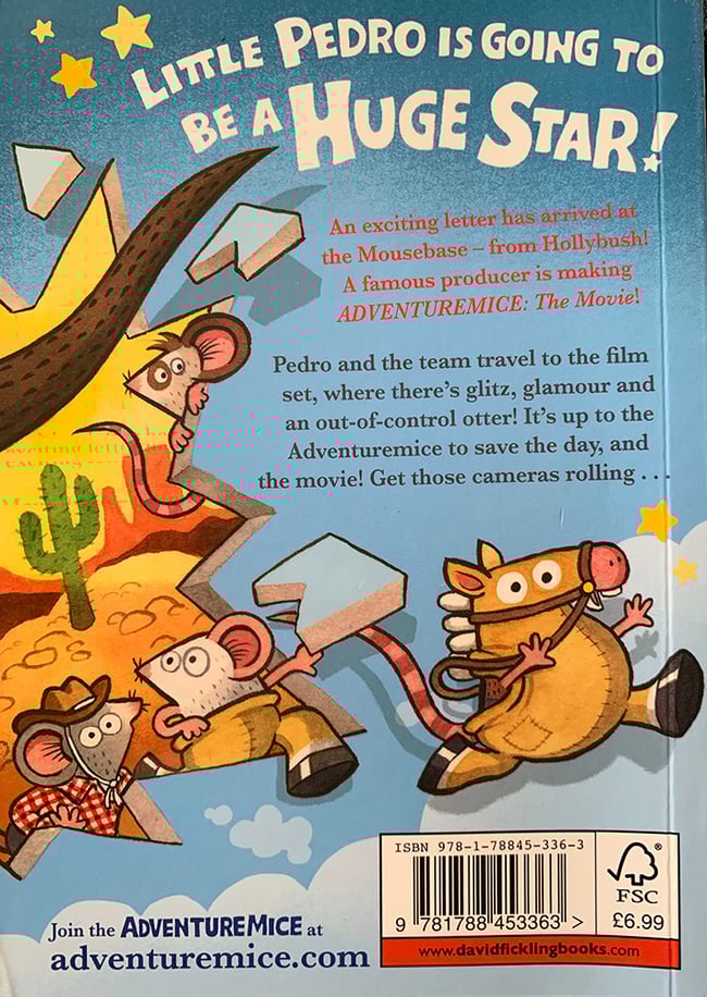 Mice Camera Action Original Art: Baby Otter Demolishes the Cake Set