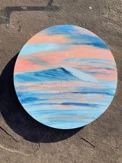 Image of Waves at Sunset