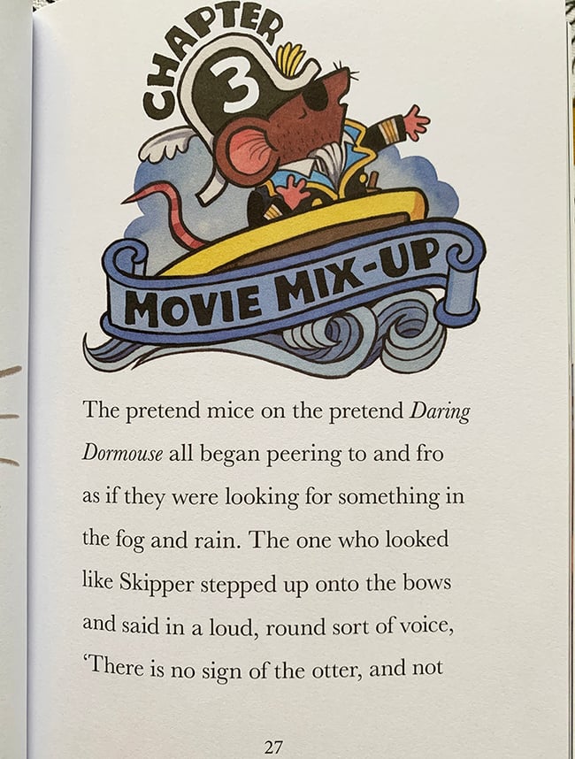 Mice Camera Action Original Art: Humphrey Fromage, Enunciating