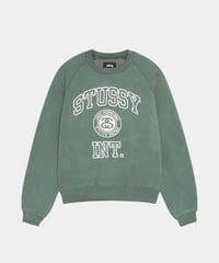 Image 1 of STUSSY_OVERLOCK VARSITY RAGLAN CREW :::PINE:::