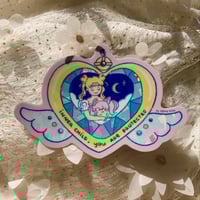 Image 1 of inner child, you are protected decal